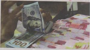 gambar rupiah melemah