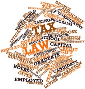 Abstract word cloud for Tax law with related tags and terms
