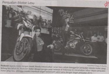 Art Kontan 14-12-2015 Sampai November, Penjualan Mobil Baru 940.616 Unit